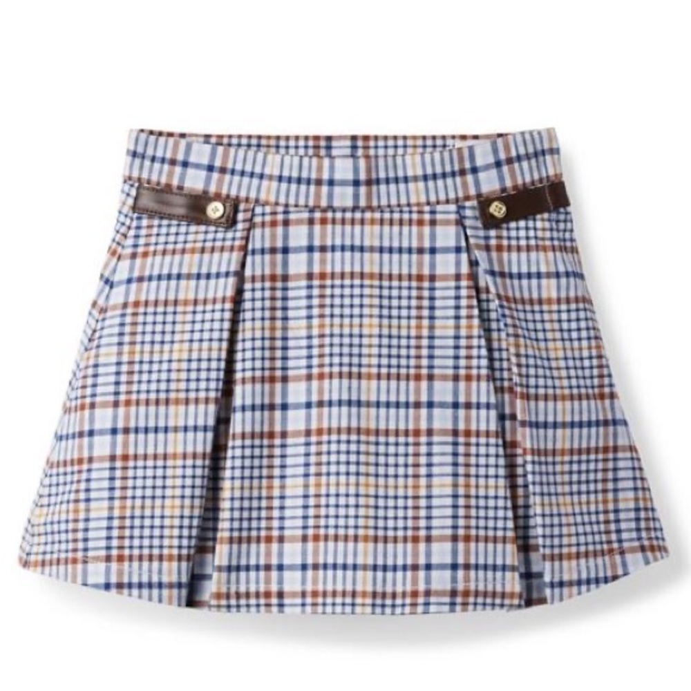 Janie and Jack Plaid Pleated Skirt